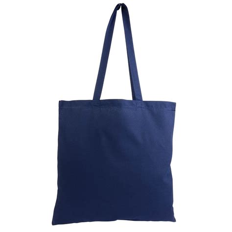 shopper in cotonecolore blu